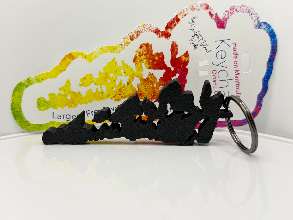 Black Island keychain
