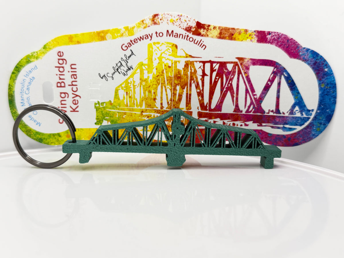 Manitoulin Swing Bridge Keychain