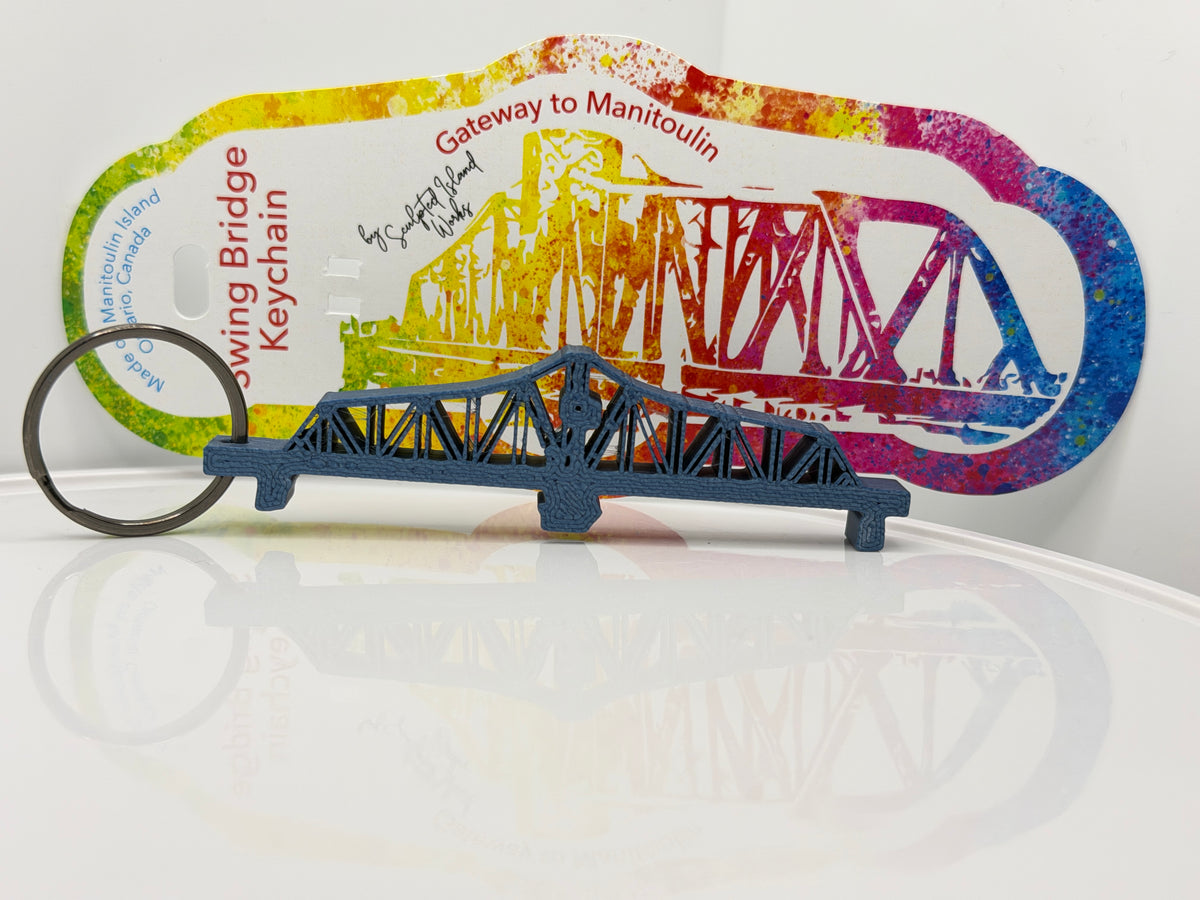 Manitoulin Swing Bridge Keychain