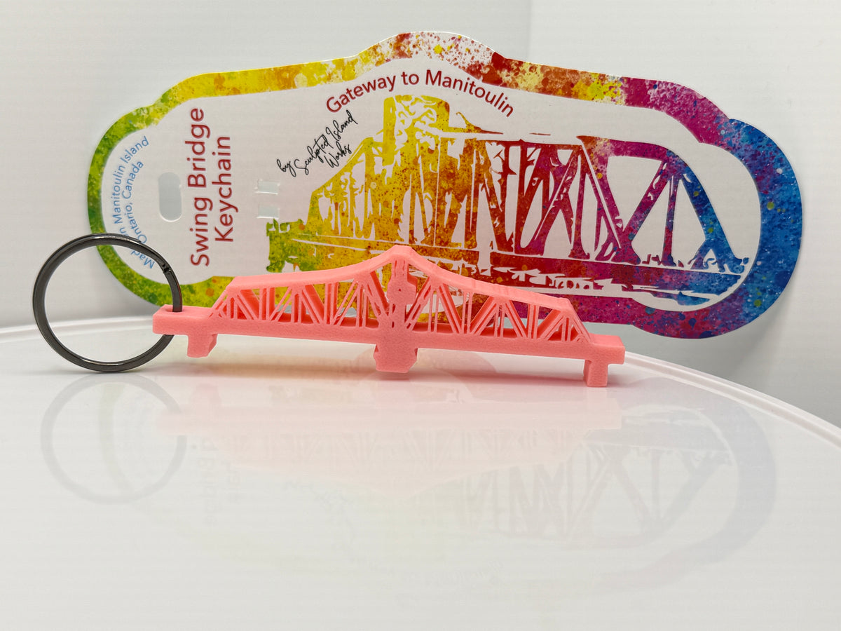 Manitoulin Swing Bridge Keychain