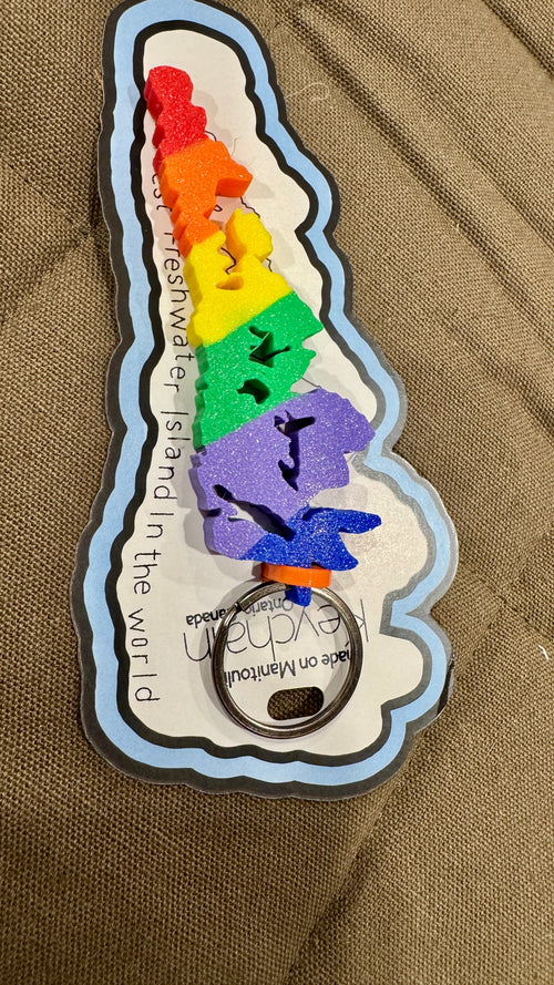 Manitoulin Island Key Chain Special Edition PRIDE