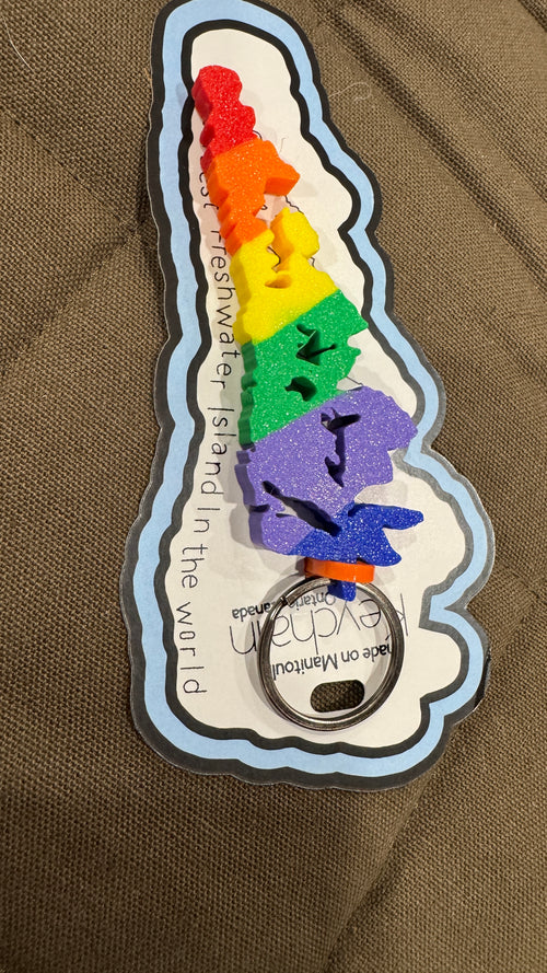 Manitoulin Island Key Chain Special Edition PRIDE